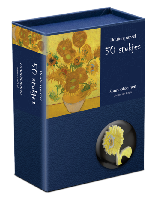 Houten puzzel Zonnebloemen (50)