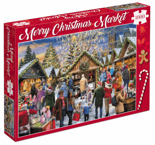 Kerstpuzzel Merry Christmas Market