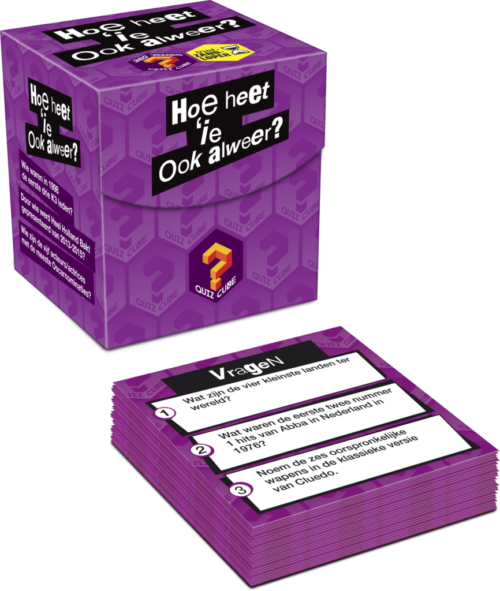 Quiz Cube Hoe heet 'ie ook alweer?