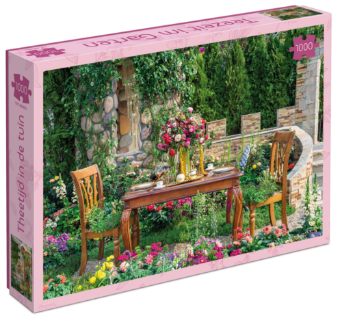 Theetijd in de tuin (1000)