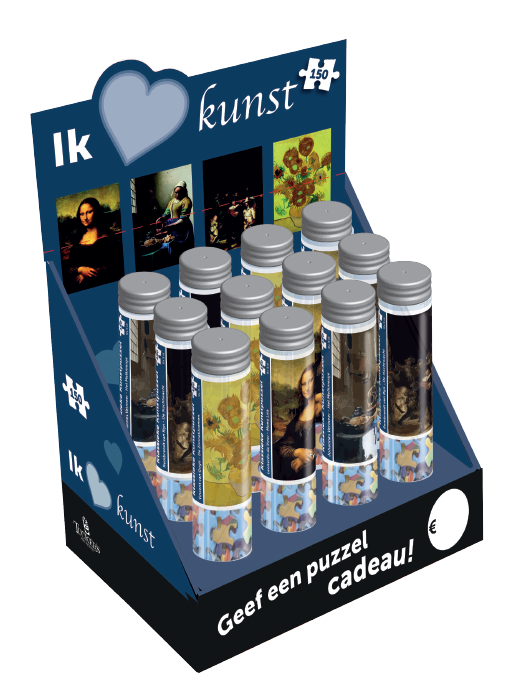 Display Klassieke Kunstpuzzels (12) (assortiment – willekeurige uitvoering)