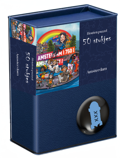 Houten Puzzel Amsterdam 750 jaar (50)