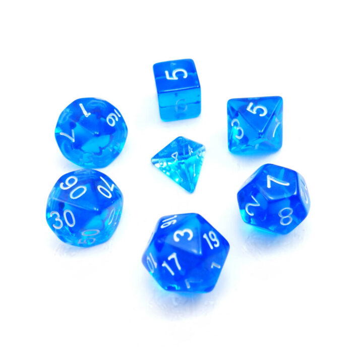 Translucent Mini RPG Set - Blue