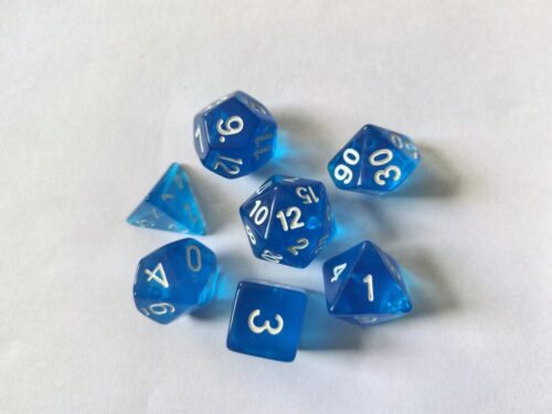 Transparent RPG Set - Blue (assortiment – willekeurige uitvoering)