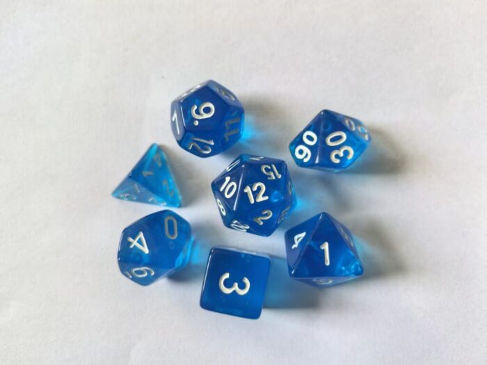 Transparent RPG Set - Blue (assortiment – willekeurige uitvoering)
