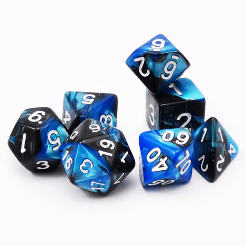 Gemini RPG Set - Light Blue/Black