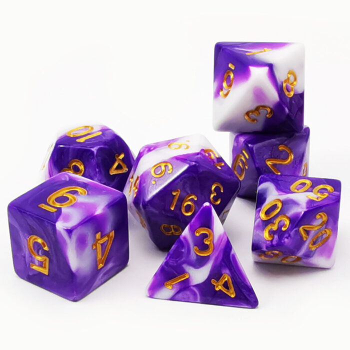 Gemini RPG Set - White/Purple