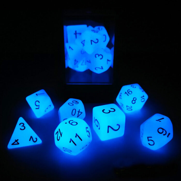 Gemini Glow in the Dark RPG Set - Icy Ro