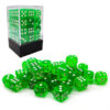 Translucent Green D6 12mm (36 stuks)