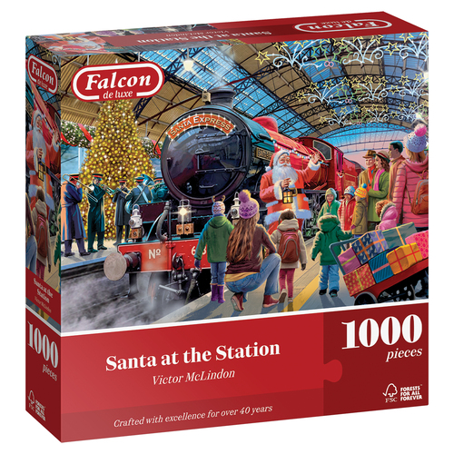 Falcon Santa at the Station (1000)