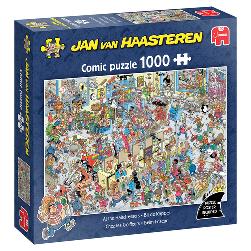 Bij de kapper - Jan van Haasteren (1000)