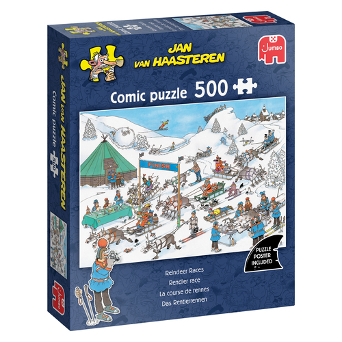 Reindeer Races - Jan van Haasteren (500)