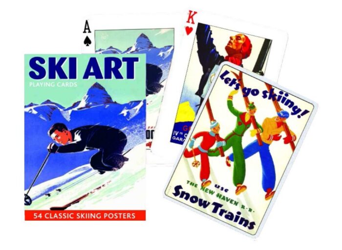 Ski Art Speelkaarten - Single Deck