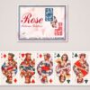 Rose Patience Speelkaarten - Double Deck