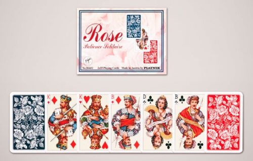 Rose Patience Speelkaarten - Double Deck