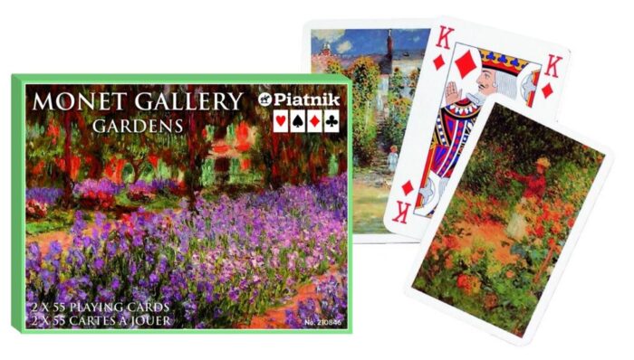 Monet Gardens Speelkaarten - Double Deck