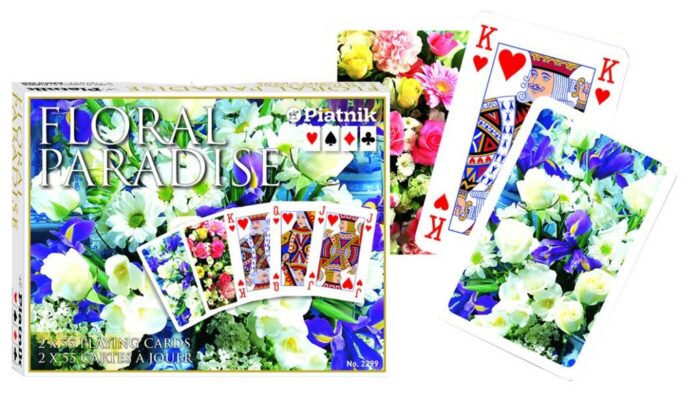 Floral Paradise Bl Speelkaarten - D Deck