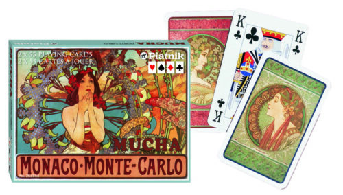 Mucha - Monte Carlo Speelkaarten - Doubl