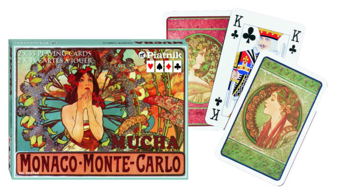 Mucha - Monte Carlo Speelkaarten - Doubl