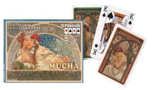 Mucha HyacintaSpeelkaarten - Double Deck