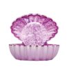 Parelsschelp 14 cm glitter roze , parel 7cm, BO/US party time