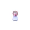 Disco lichtgevende glitter-parelschelp 14 cm parelmoer, USB, party time