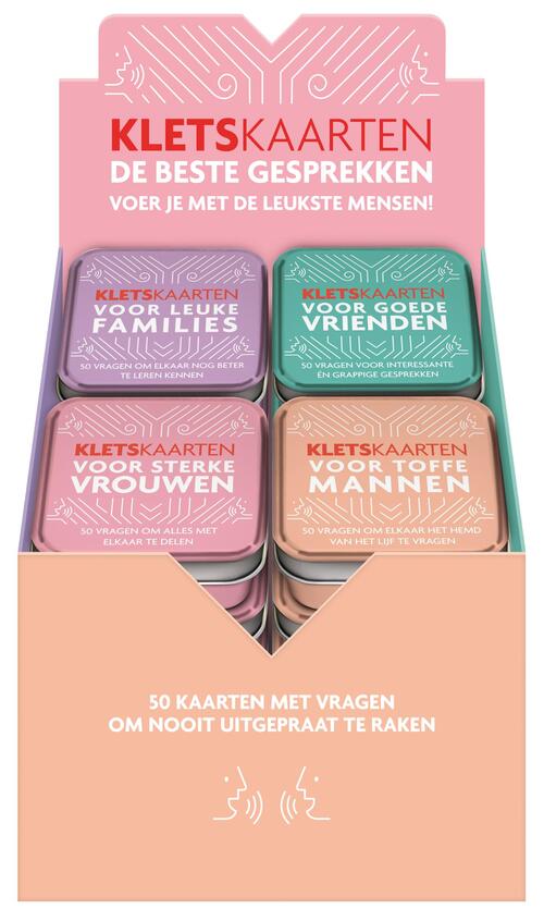 Display Kletskaarten (16 stuks)