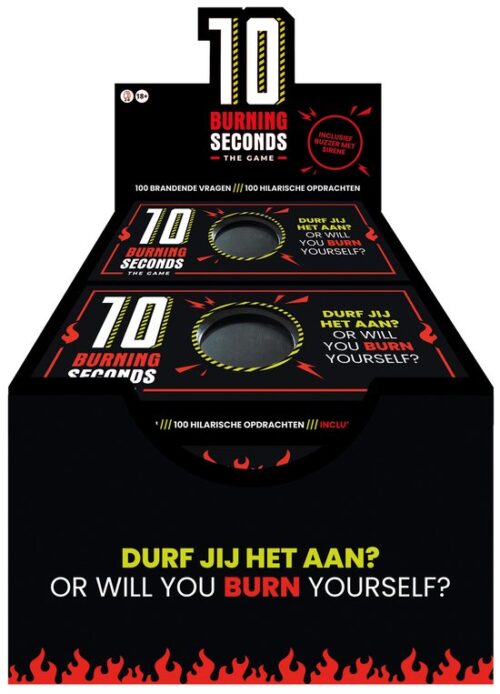 Display 10 Burning Seconds (6 stuks)