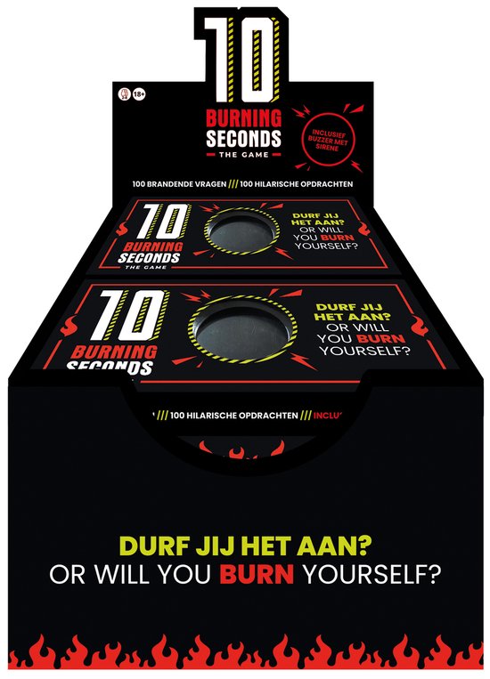 Display 10 Burning Seconds (6 stuks)