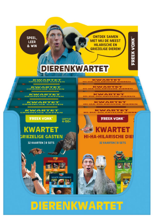 Display Freek Vonk Dierenkwartet (10 stu