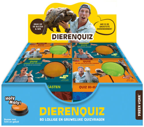Display Freek Vonk Dierenquiz (8 stuks)