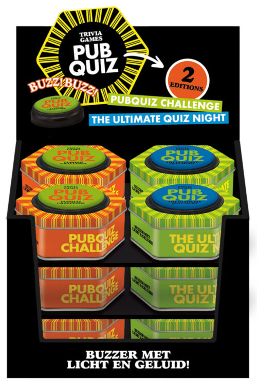 Display Pubquiz met Buzzer (12 stuks)