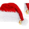 Kerstmuts deluxe met pompon en belletje