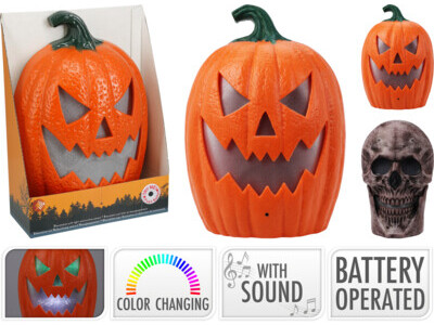 Halloween figuur met led, geluid en bewegingssensor