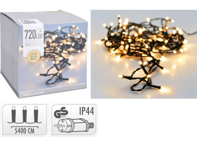 Kerstverlichting 720 leds extra warm wit - 54 m