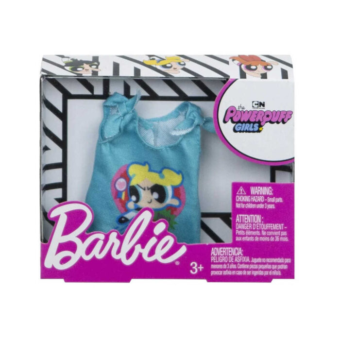 Barbie Fashion Top - Powerpuff Girls - Blauw