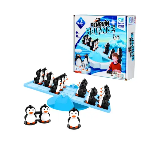 Clown Games Pinguin Balance - 1 persoons Kinderspel
