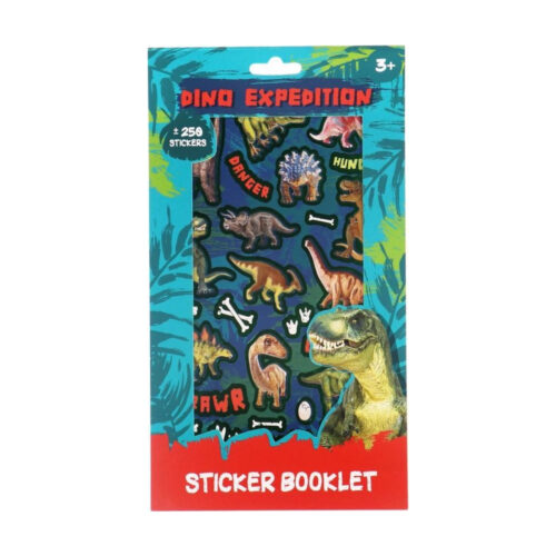 Stickerboekje Dino - 250 Stuks
