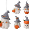 Spookje hangdecoratie vilt 13 cm