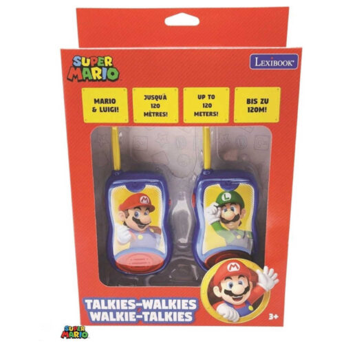 Super Mario - Walkie Talkie Inclusief riemclip