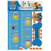 Paw Patrol groeimeter Chase muursticker