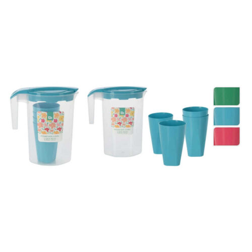 Pitcher + 4 Bekers - Groen