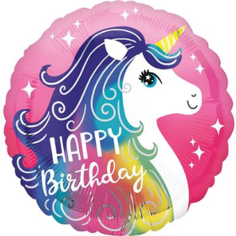 Rainbow Dust Eenhoorn Ballon 45cm