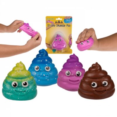Sticky Squeeze Poo Assorti (assortiment – willekeurige uitvoering)