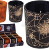 Halloween kaars in glas 7 cm (assortiment – willekeurige uitvoering)