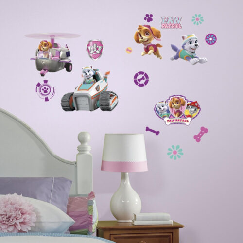 Nickleodeon Paw Patrol Girl Pups muurstickers 30 stuks