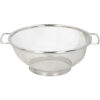 Alpina Keuken vergiet/zeef - RVS - D20 x H 8 cm - zilver