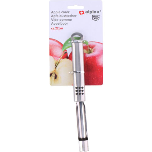 Alpina Appelboor / Appelsnijder | 22 cm | Zilver