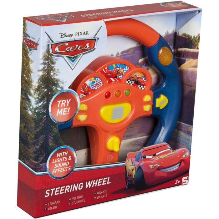 Disney Cars autostuur -  activity stuur los autostuur met licht en geluid