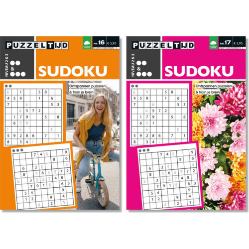 Puzzeltijd - Puzzelboek Sudoku - 96 pagina's